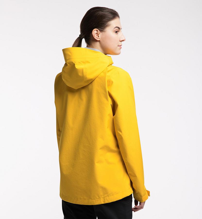 Haglöfs Womens Roc GTX Ski Jacket Yellow New Zealand 96175MECX